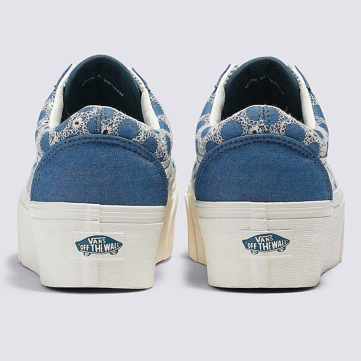 Кроссовки OLD SKOOL Vans, цвет Grün/Reinweiß — фото 3