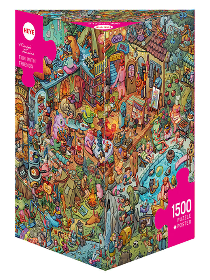 

Пазл из 1500 деталей "Веселье с друзьями / Тиурина" - для детей от 12 лет и старше