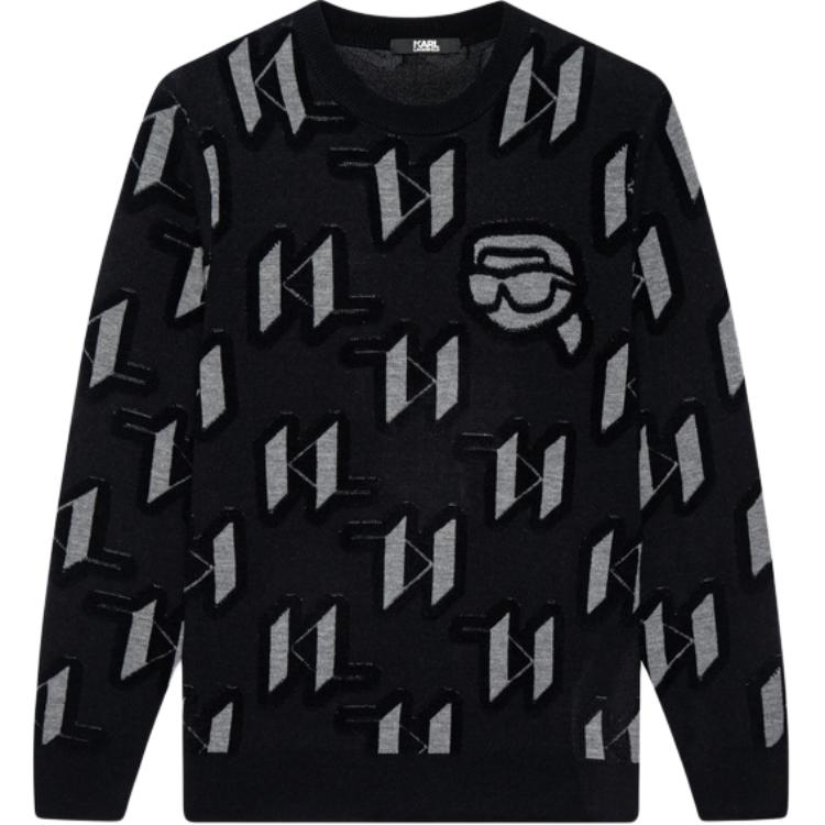 

Свитер KARL LAGERFELD FW25 для мужчин KARL LAGERFELD / Karl Lagerfeld Jeans, черный