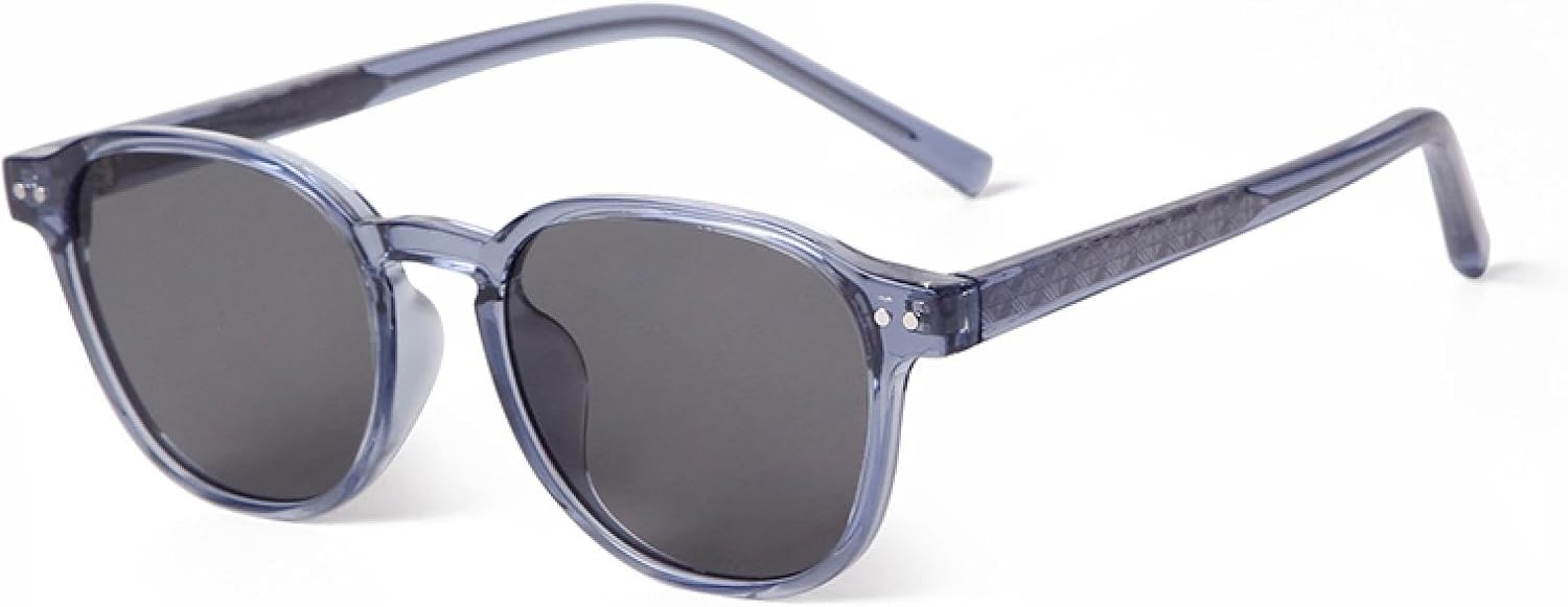 

Солнцезащитные очки с защитой от УФ-излучения UV400 | Tr90 Круглые заклепки, маленькие | Для женщин и мужчин, для занятий спортом на открытом воздухе и вождения DSVIGF, 06