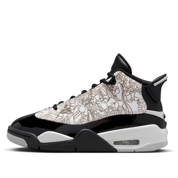 

Кроссовки dub zero 'white black' Air Jordan, белый