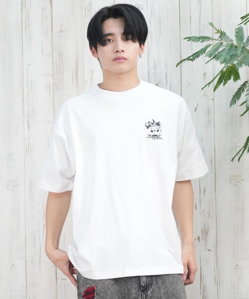 

LURKING CLASS Футболка с коротким рукавом, принт на спине, Murasaki Sports, черный