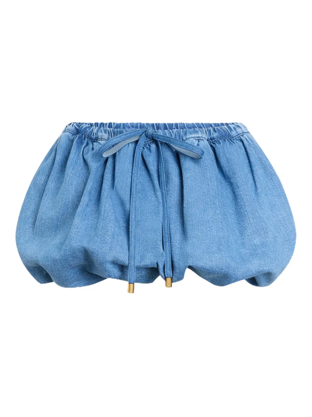 

Мини-юбка А-силуэта с кулиской Patou, синий