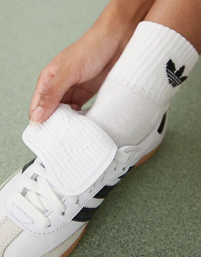 Кроссовки Samba LT белого цвета adidas Originals — фото 4