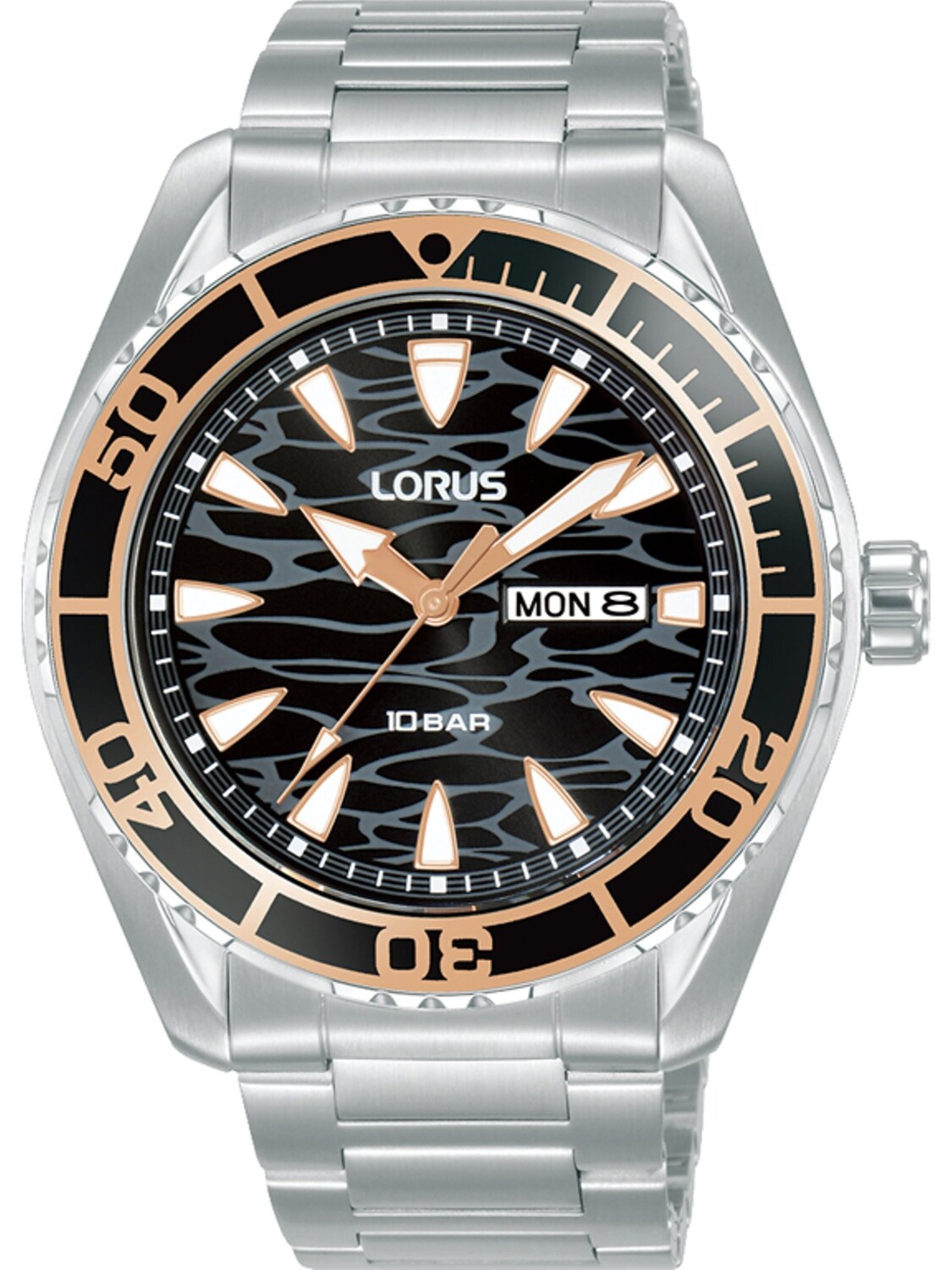 

LORUS Серебряные аналоговые часы