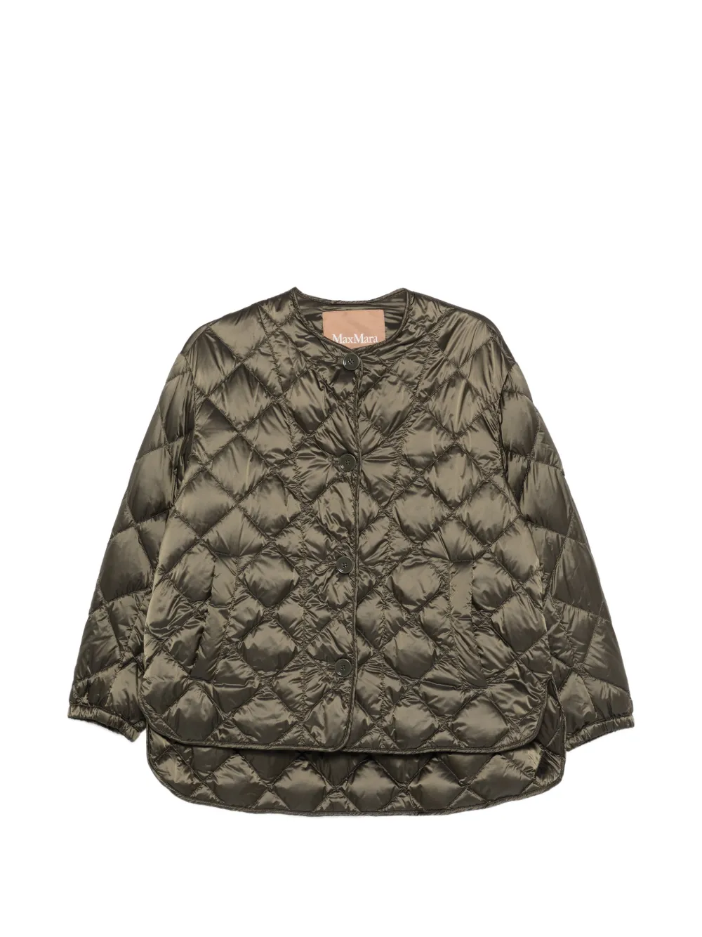 

Стеганая куртка на пуговицах Max Mara, зеленый