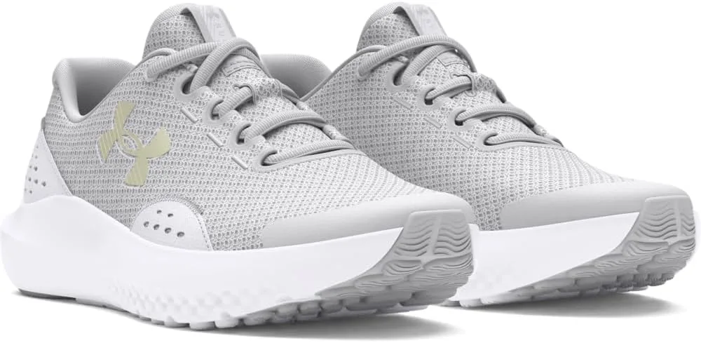 Мужские беговые кроссовки Under Armour UA Charged Surge 4, белый/серый — фото 2