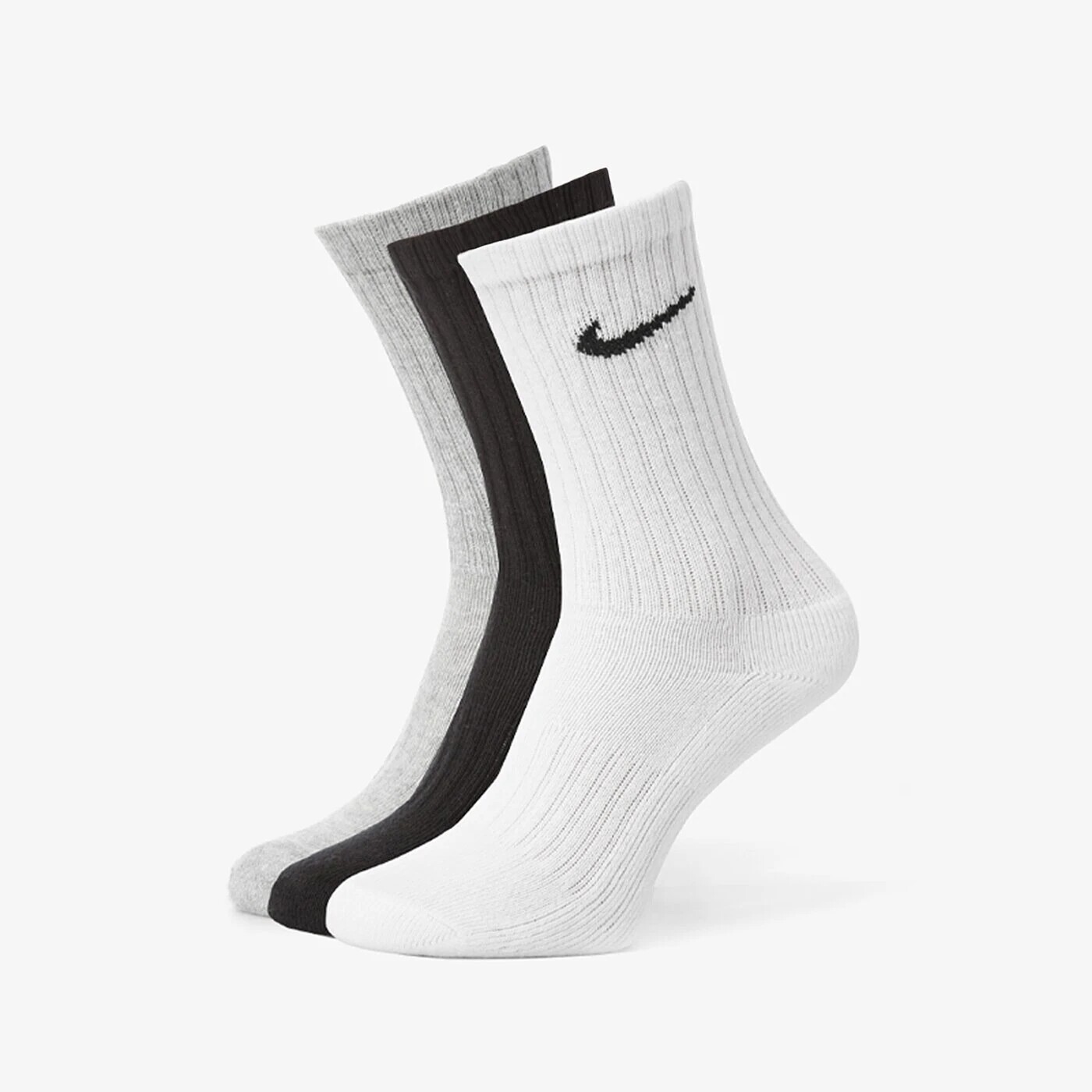 

Носки Nike Value, 3 пары, серый / черный / белый