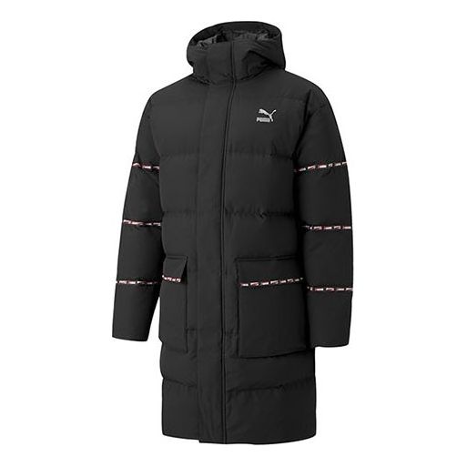 

Куртка classic long down jacket 'black' Puma, черный