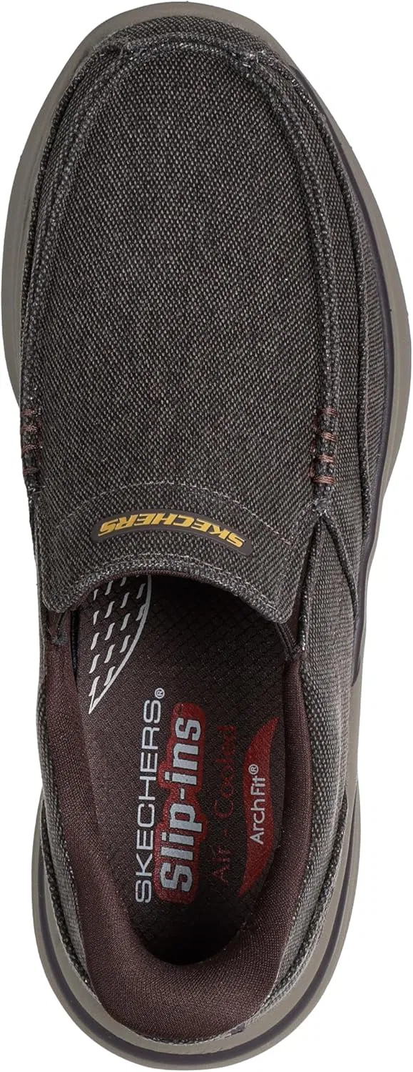 Лоферы с поддержкой стопы Skechers, шоколадный — фото 3
