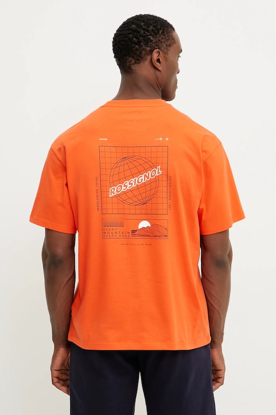 

Хлопковая футболка Waterfall Rossignol, оранжевый