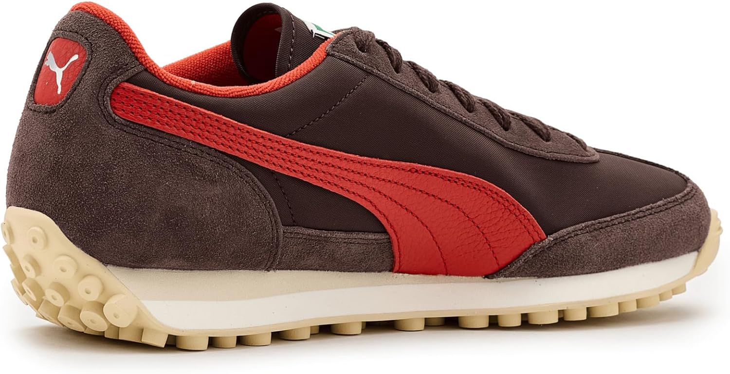 Мужские винтажные кроссовки Puma Easy Rider, красный/коричневый/шоколадный/шоколад — фото 3