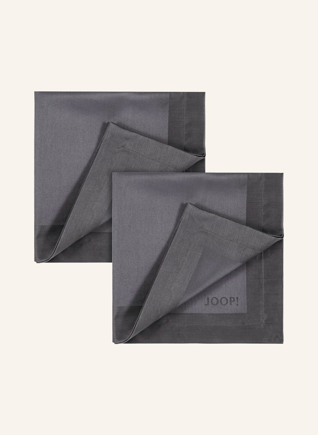 

2 шт - Салфетки Joop JOOP! SIGNATURE, 50x50 см, темно-серый