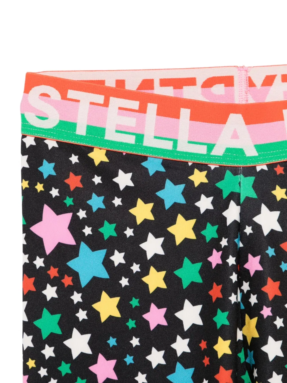 Комплект брюк с принтом в виде звезд Stella Mccartney Kids, черный — фото 3