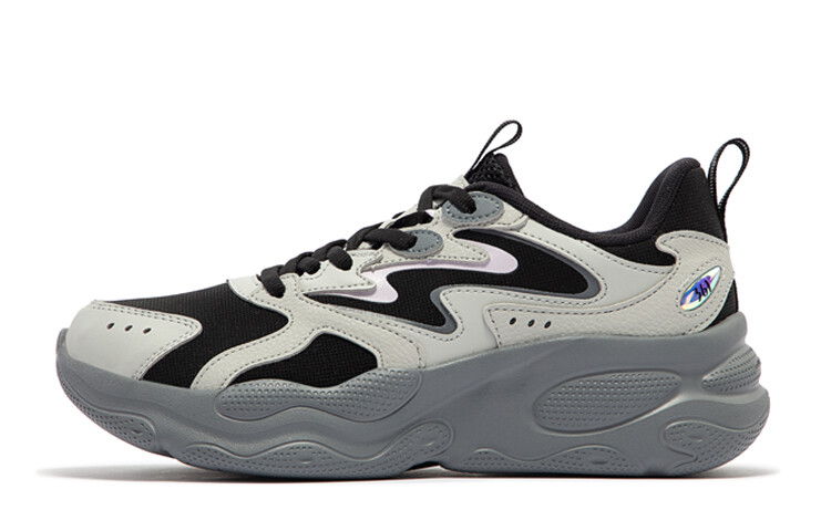 

Кроссовки женские низкие Obsidian Black/4U Grey 361°