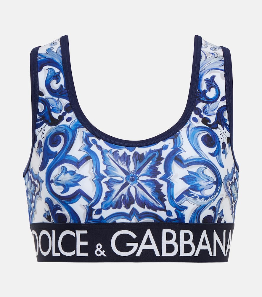 

Спортивный топ с принтом Dolce&Gabbana, Maiolica 1