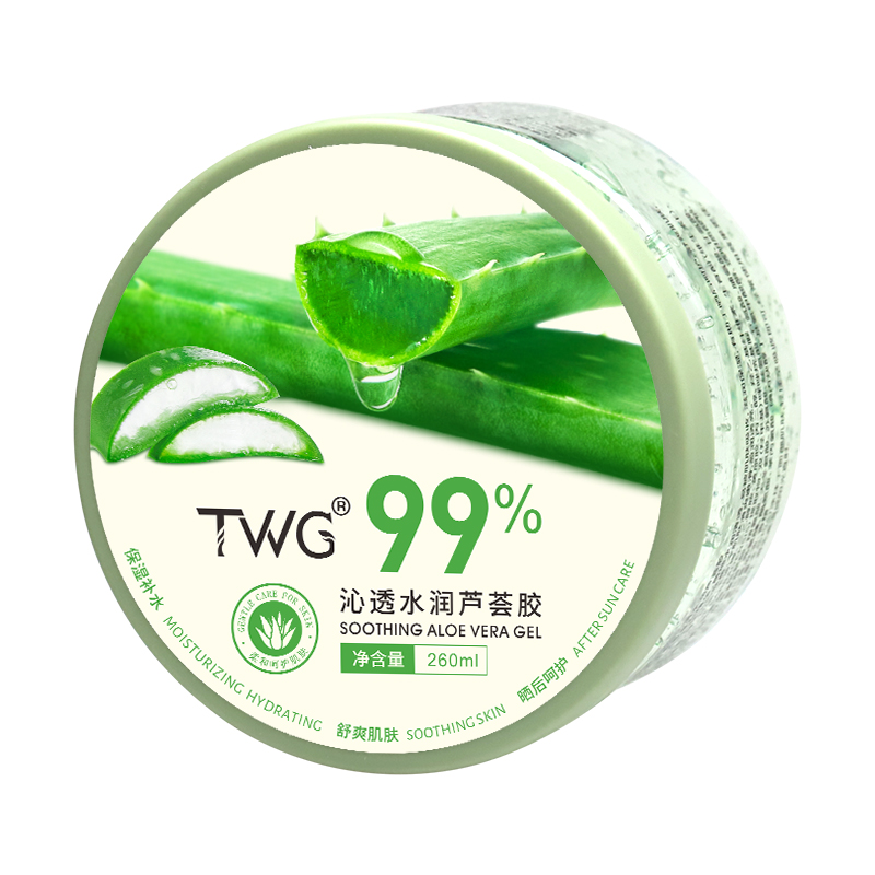 

Гель-крем для лица с алоэ вера против акне, успокаивающий, стабилизирующий, увлажняющий, питающий, восстанавливающий 260мл TWG