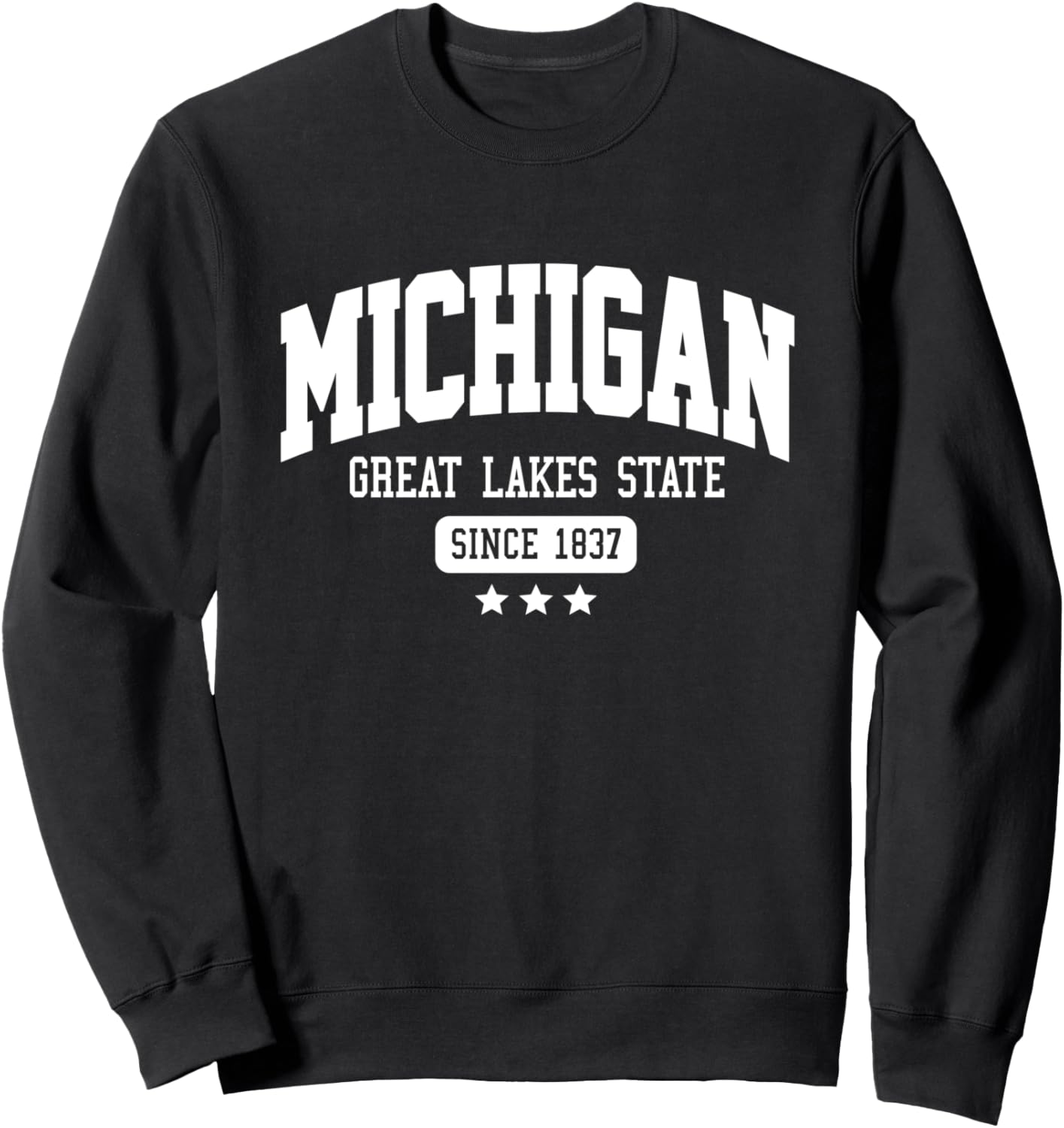 

Винтажная спортивная толстовка Michigan State Great Lake State Athletic с белым текстом, черная Retro Sports Design Usa, Черный, Винтажная спортивная толстовка Michigan State Great Lake State Athletic с белым текстом, черная Retro Sports Design Usa
