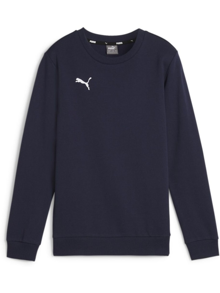 

Puma Пуловер "TeamGoal CasuaLongsleeve Crew Neck Sweat Jr" синего цвета