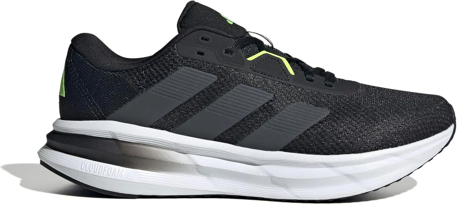 Мужские беговые кроссовки ADIDAS Galaxy 7, Cblack Carbon Luclem — фото 3
