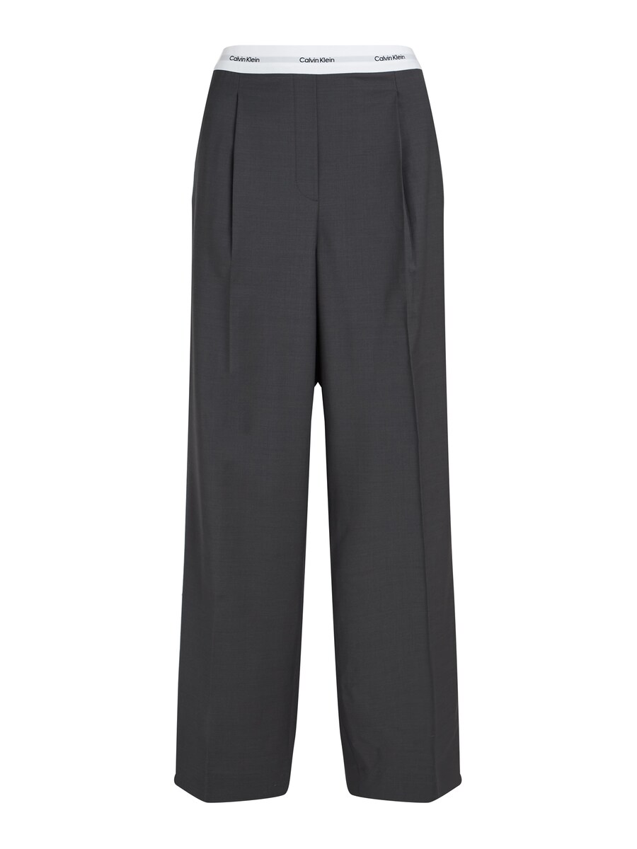 

Широкие брюки со складкой спереди Calvin Klein, цвет Graphite/Light grey