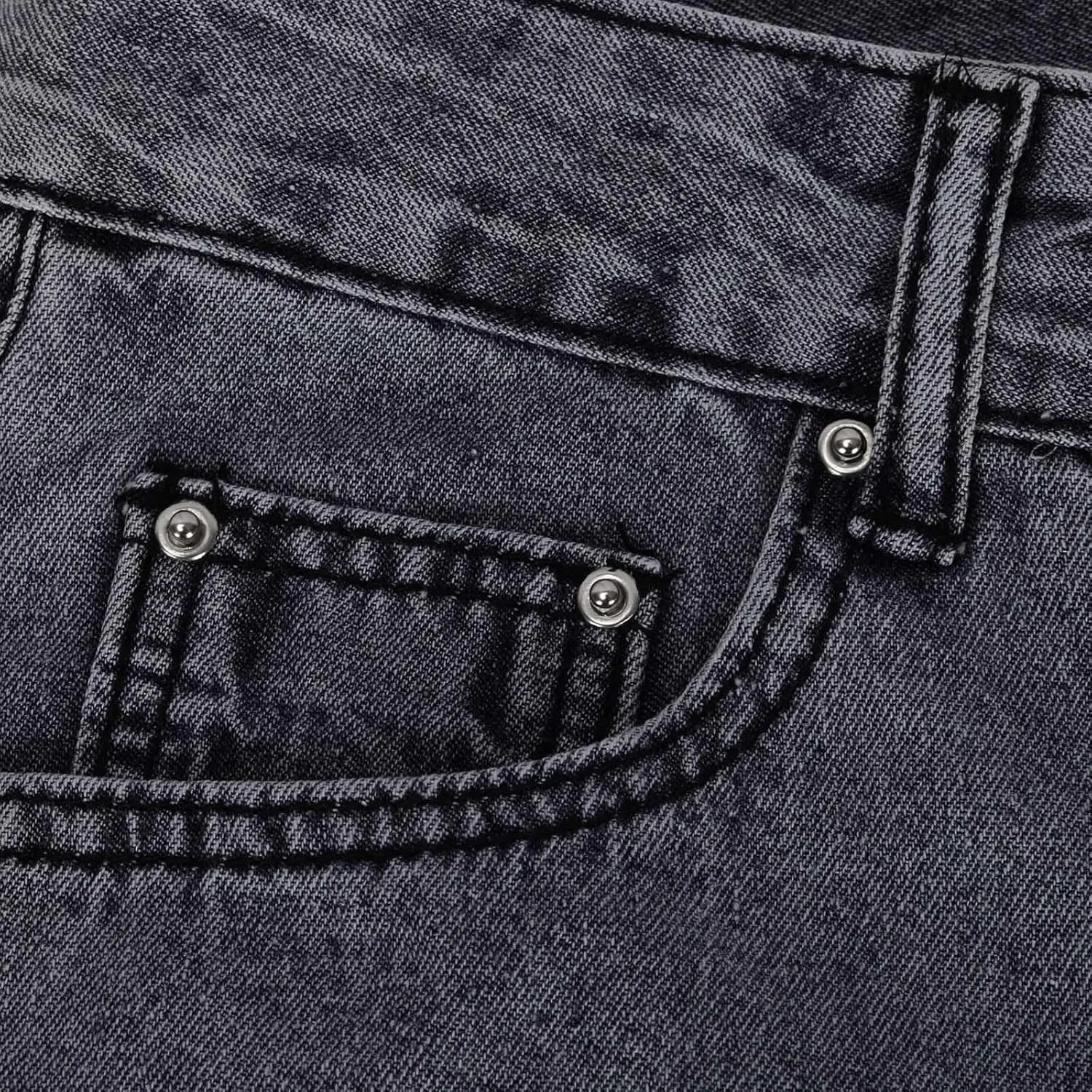 Женские рваные джинсы High Waist Baggy Plus Size — фото 2