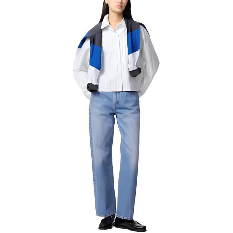 UNIQLO Джинсы JW Anderson SS25 женские синие — фото 3