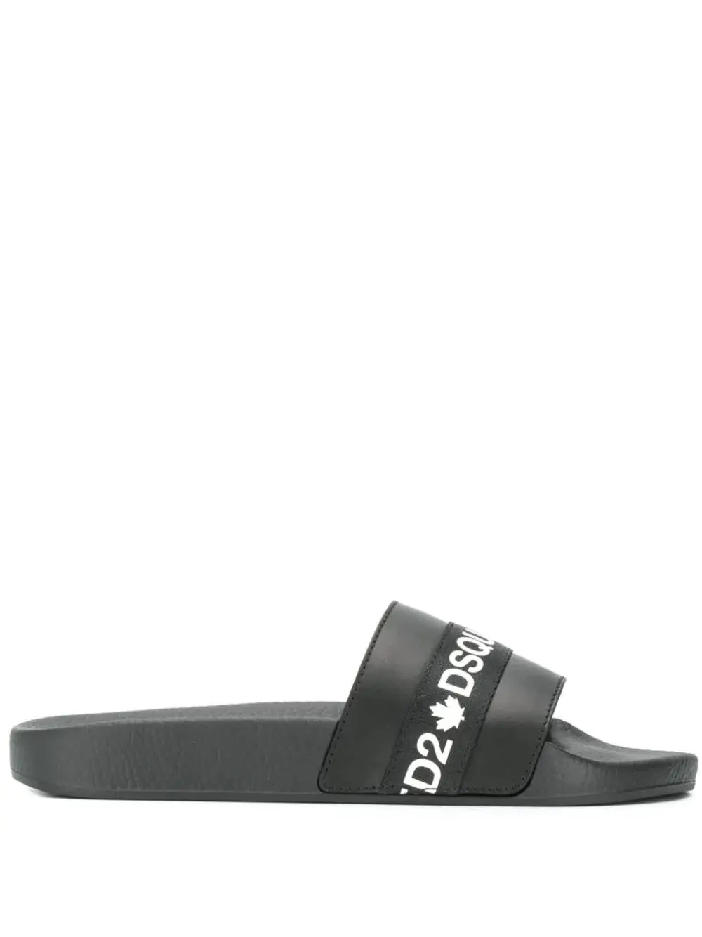 Шлепанцы с логотипом DSQUARED2, черный