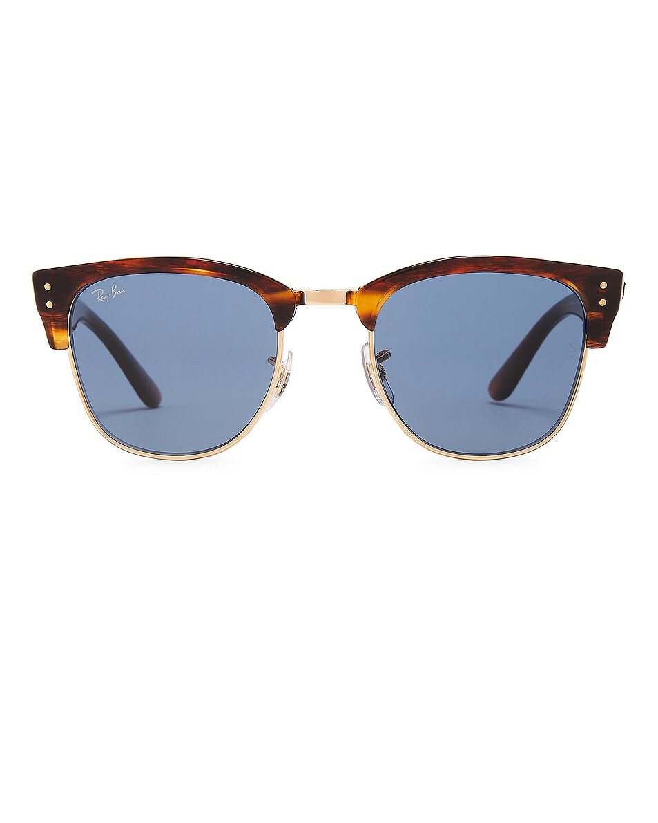 

Солнцезащитные очки Clubmaster с обратной стороны Ray-Ban, цвет Brown Tortoise