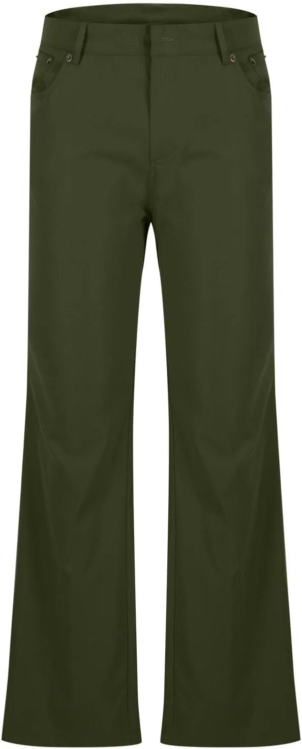Джинсы клеш, Vintage, Army Green generic — фото 2