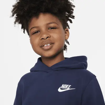 Худи Nike Sportswear Club Fleece, темно-синий — фото 3