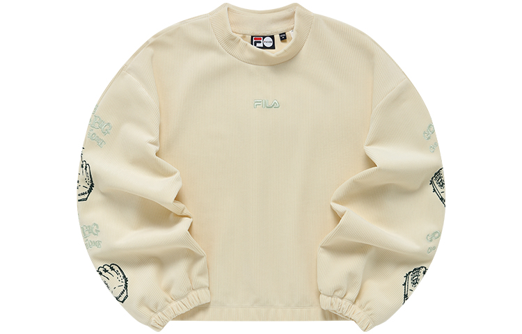 

FILA FUSION Женская толстовка оливково-белого цвета