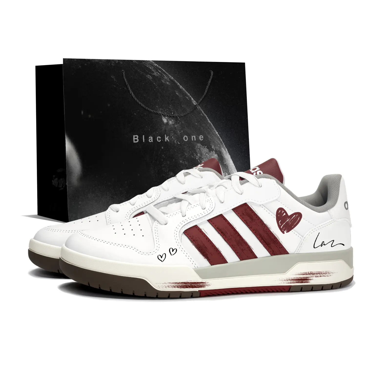 

Adidas ENTRAP Love Confession Red Heart PU искусственная кожа нескользящие устойчивые к истиранию низкие кроссовки для скейтбординга