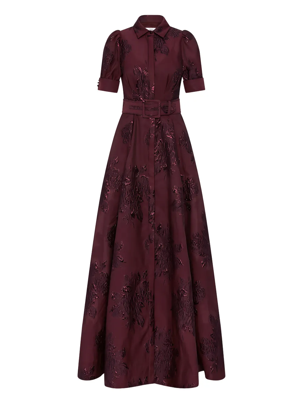 

Платье макси Arlette с короткими рукавами Rebecca Vallance, красный