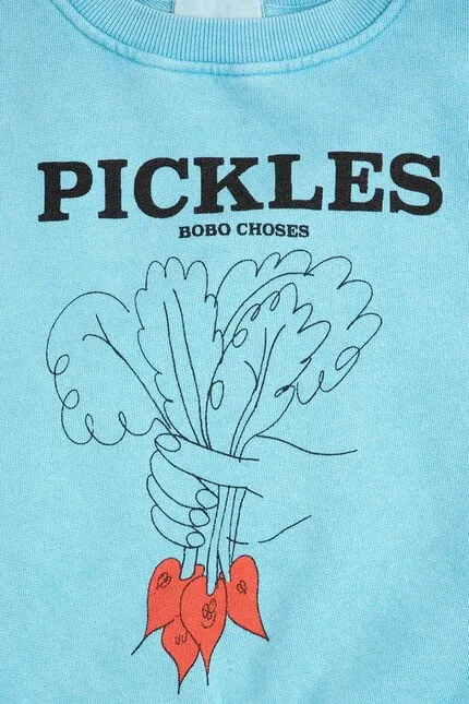 Худи детское Bunch Of Vegetables Bobo Choses, синий — фото 3