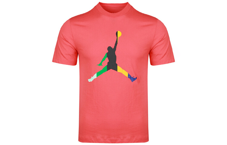

Футболка DNA Jumpman мужская кораллово-красная Jordan, кораллово-красный