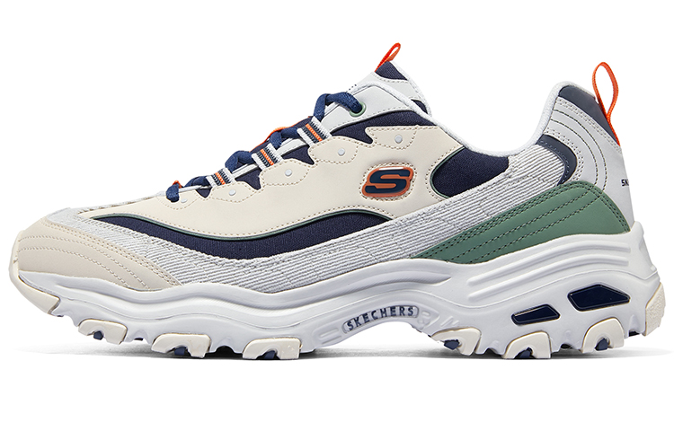 

DLites 1.0 Chunky Shoes 'Beige Navy' Skechers, Бежевый Синий Зеленый