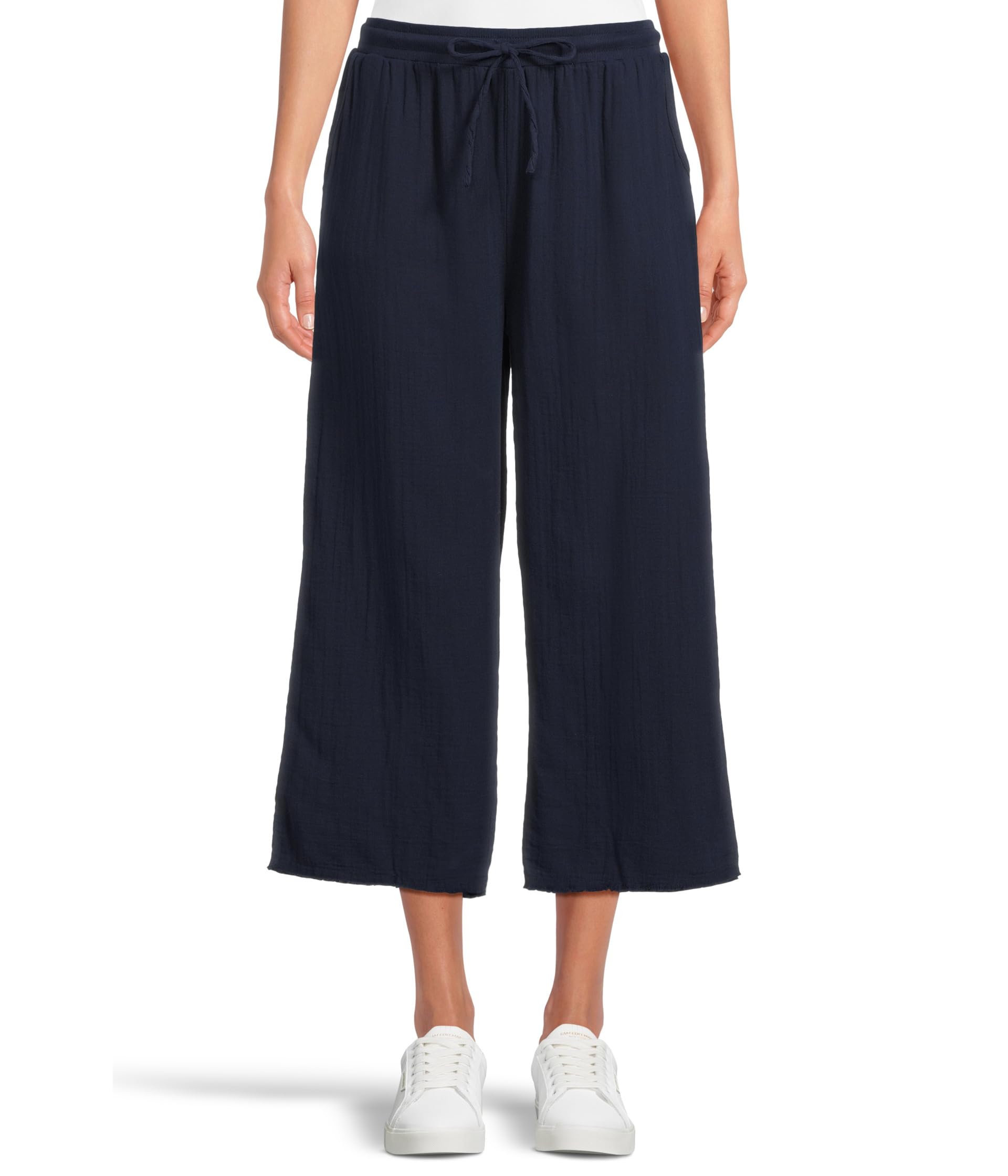 

Брюки Mod-o-doc Ribbed Waist Midi Pants, цвет Navy Licorice