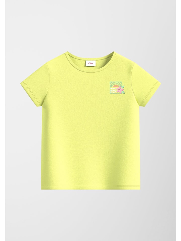 

Футболка цвета 7016_лаймовый зеленый s.Oliver