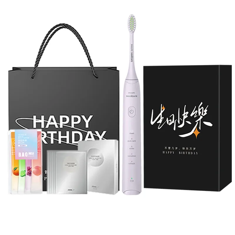 Электрическая зубная щетка PHILIPS, HX2471 Absolute Purple, Birthday Box Limited Edition