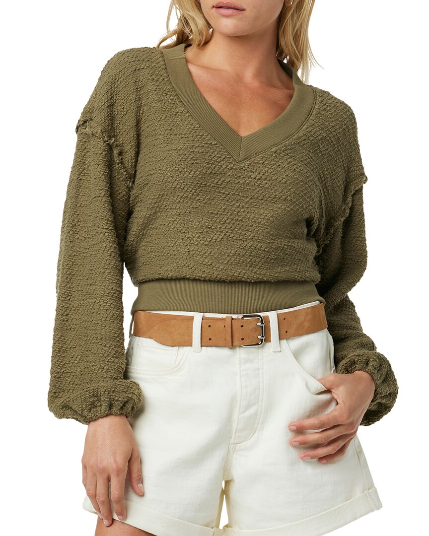 

Джинсы JOE'S Толстовка Carolyn Slubby Deep-V JOE'S Jeans, зеленый