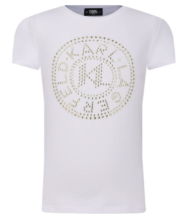 

Футболки Regular fit Karl Lagerfeld Kids, белый