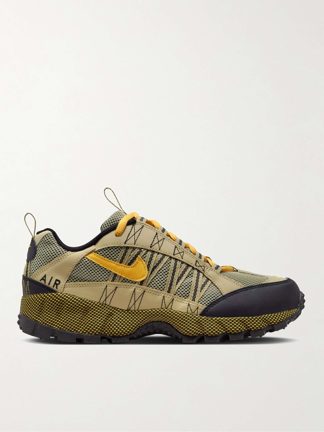 

Сетчатые кроссовки Air Humara QS с кожаной отделкой NIKE, зеленый