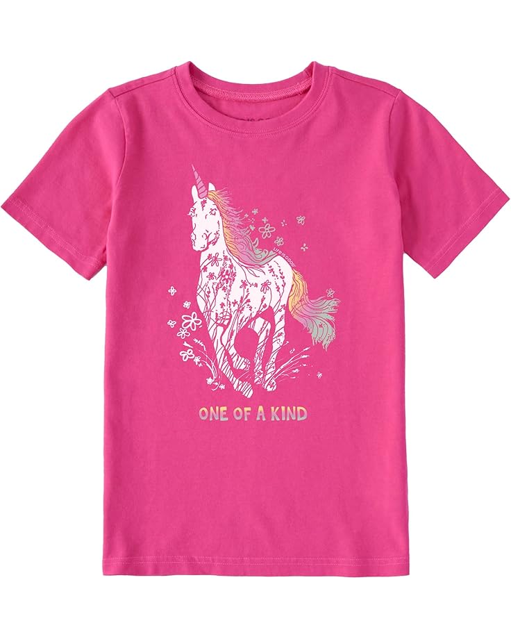 

Футболка Life is Good Unique Unicorn Short Sleeve Crusher Tee, цвет Raspberry Pink