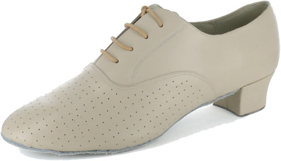 

Мужские классические туфли с закрытым носком на шнуровке, удобные и дышащие, для занятий ча-ча, сальсой, танго, джазом, румбой, бальными, латинскими и современными танцами Mgm-Joymod, бежевый