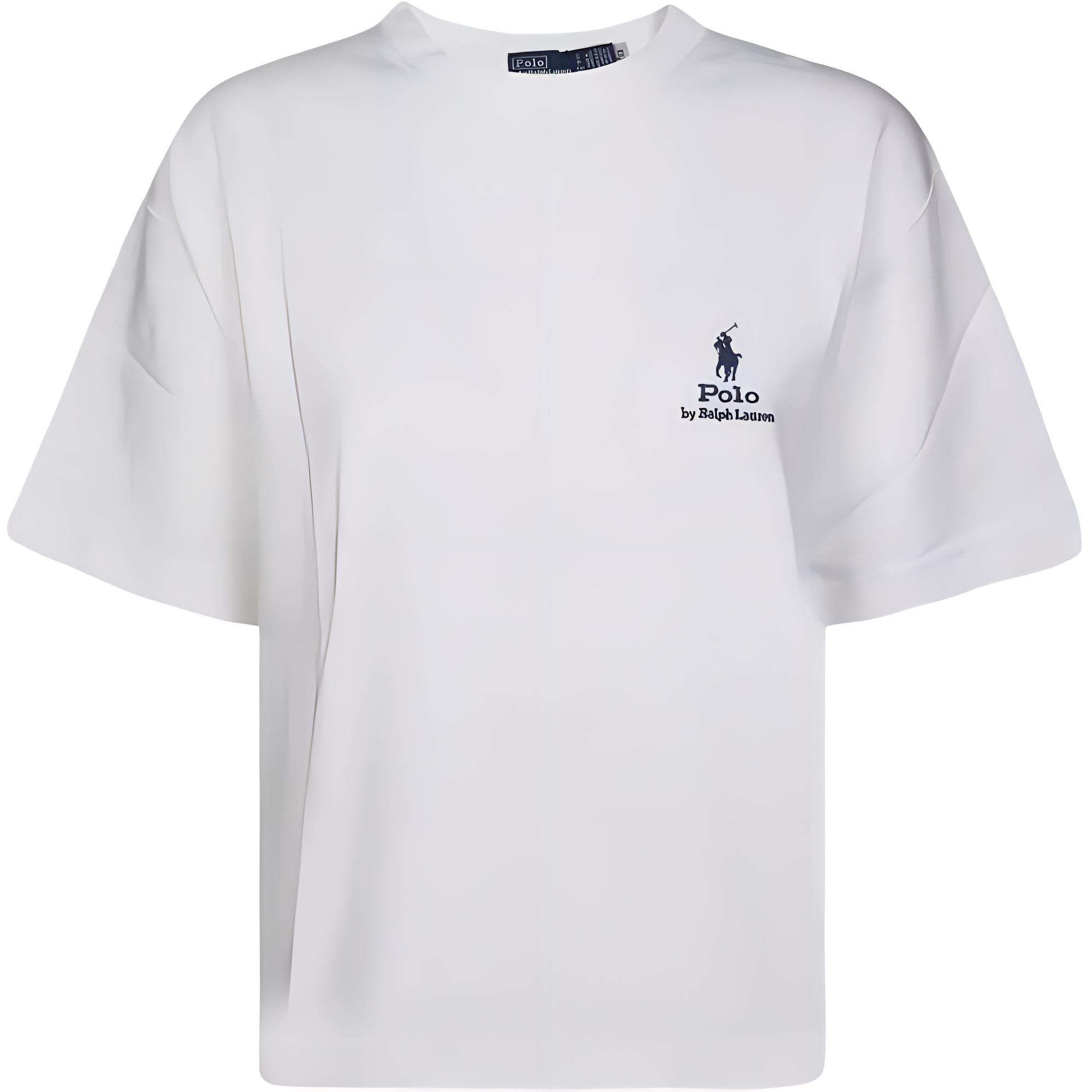 

Футболка с вышитым логотипом Polo Ralph Lauren, белый