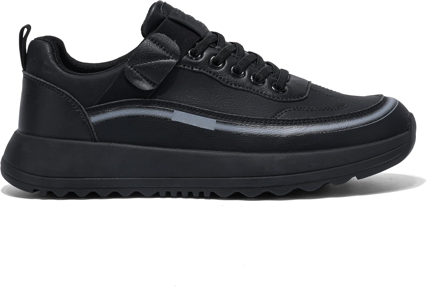 

Мужские повседневные спортивные кроссовки, черно-золотые, шнурованные спортивные туфли с платформой, удобные для ходьбы Generic