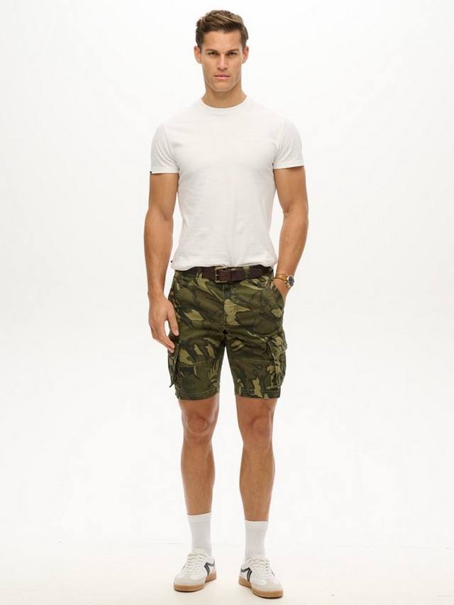 

Основные камуфляжные шорты-карго Superdry, зеленый