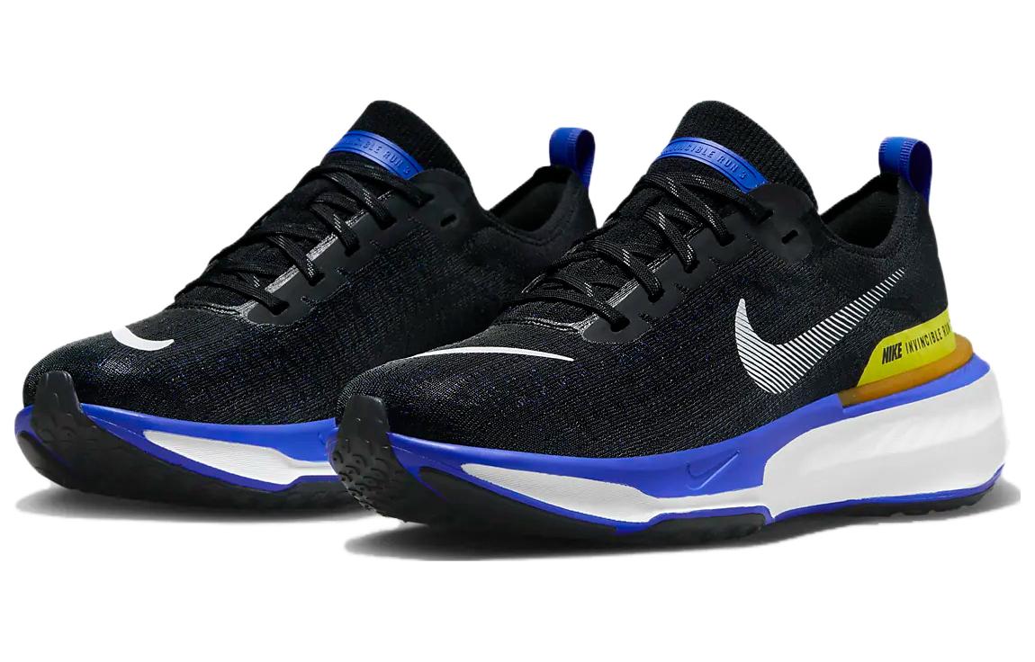 Nike ZoomX Invincible Run Flyknit 3 Черный Гоночный Синий, Синий Белый — фото 4