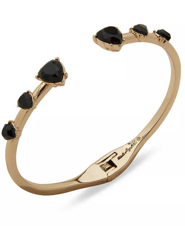 

Браслет-Манжета с сердцем из черного камня Karl Lagerfeld Paris, black